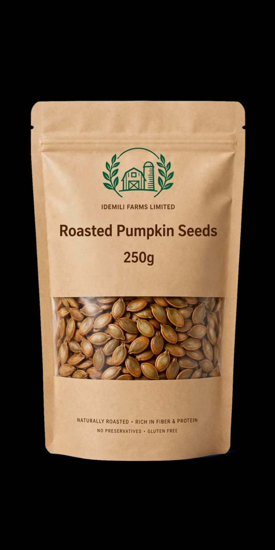 Idemili Farms Roasted Pumpkin Seeds