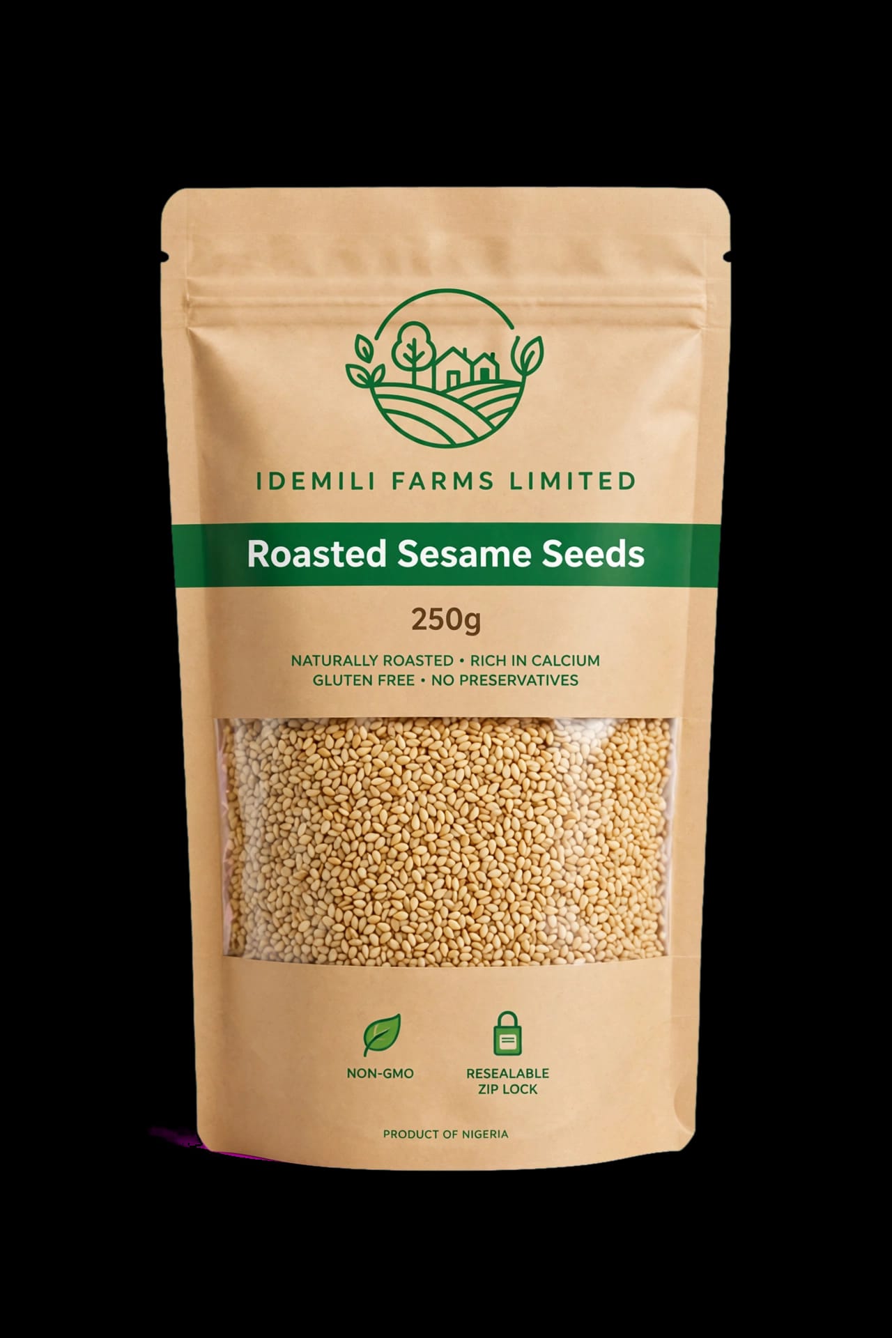 Idemili Farms Roasted Sesame Seeds
