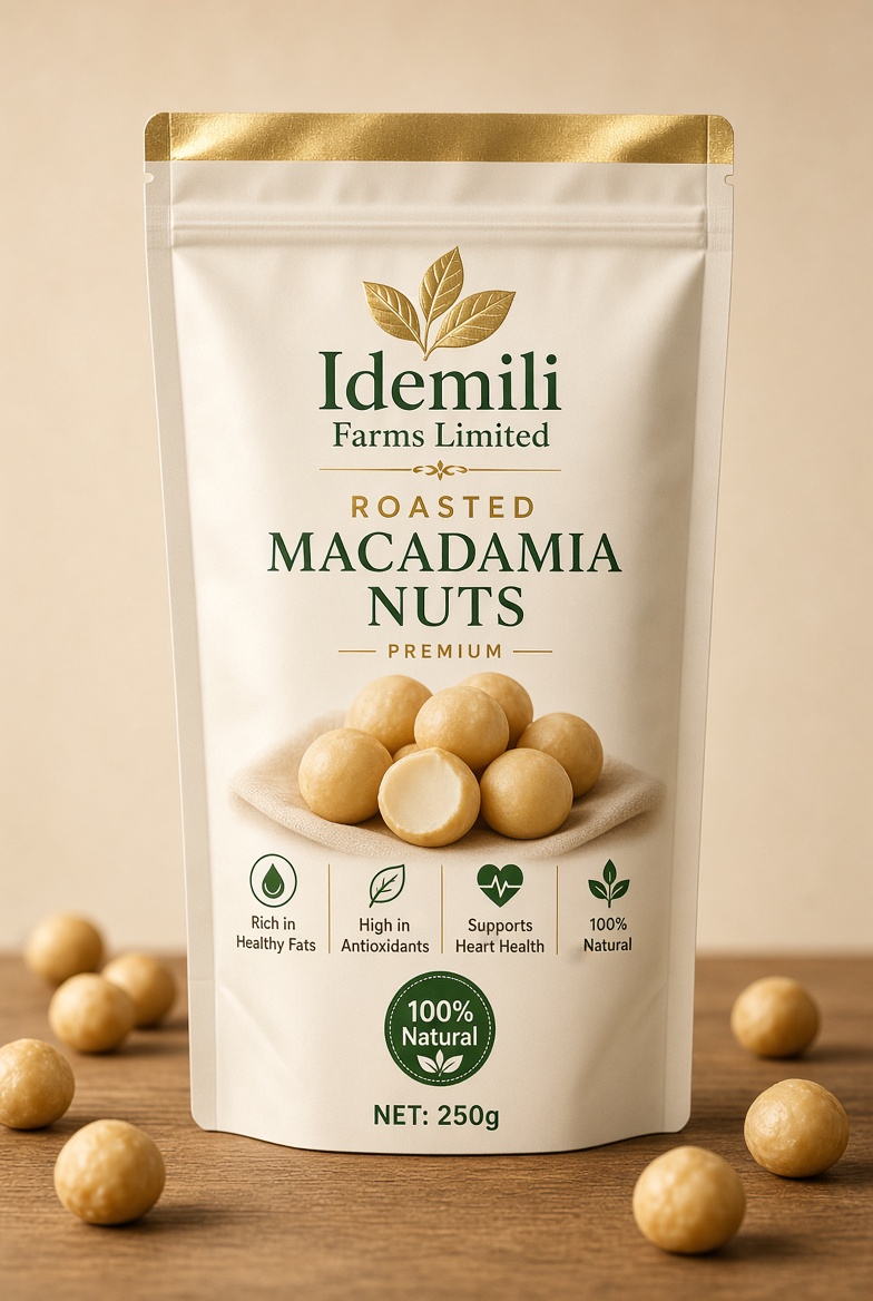 Idemili Farms Roasted Macadamia Nuts
